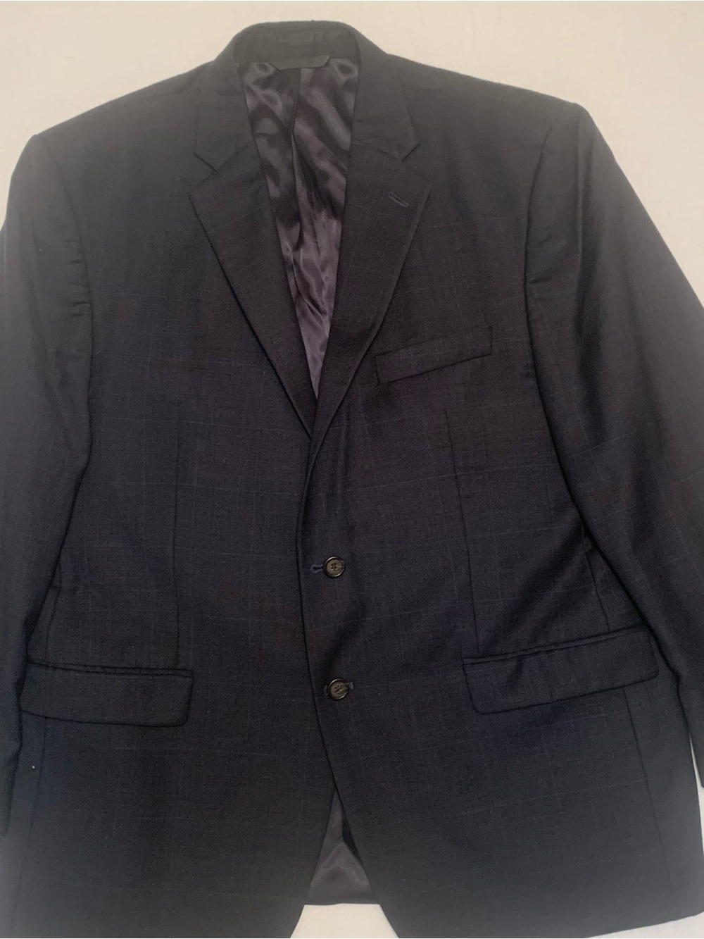 Ralph Lauren Blazer Suit Jacket Size 46R Mens charcoal Black